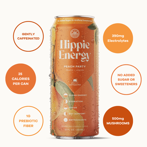 Peach Party Energy Drink