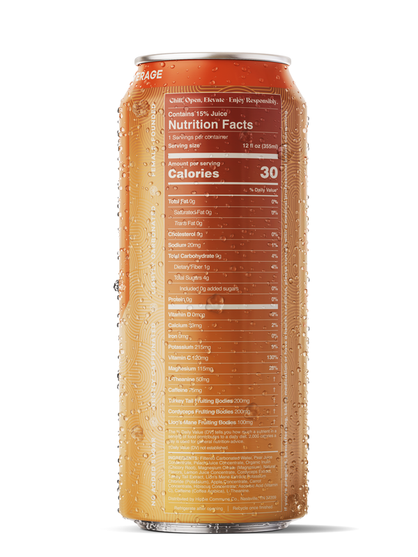 Peach Party Energy Drink