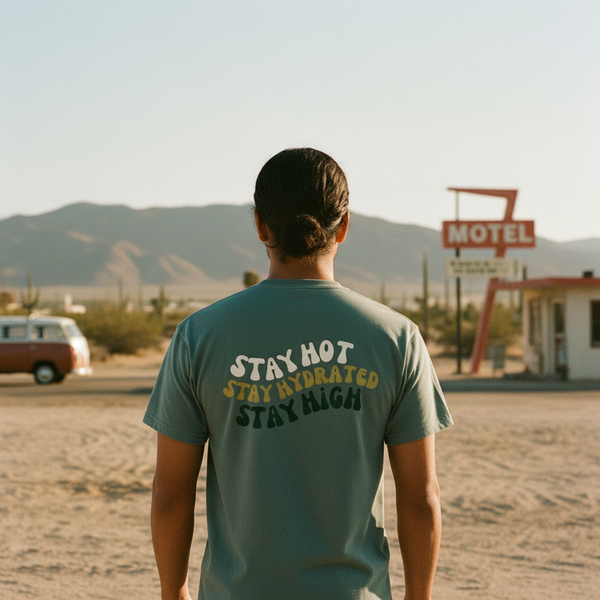 Stay Hydrated Hippie Water T-Shirt – Comfort Colors® Pocket Shirt